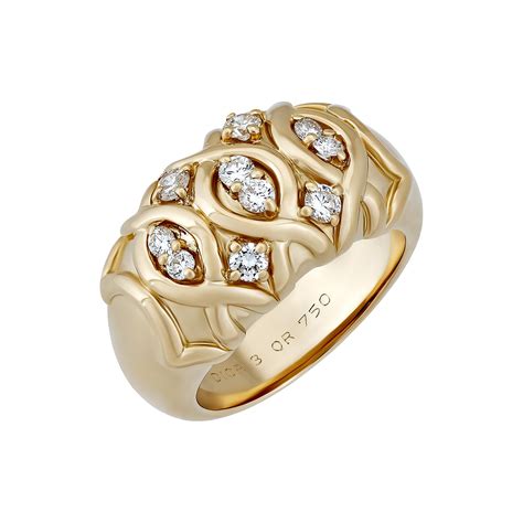 ring gold dior|christian dior rings for sale.